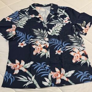 Floral Navy Women's Top. Never worn!